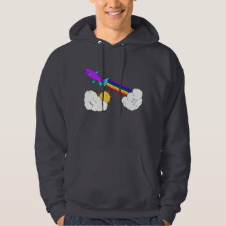 Moletom Hoodie da truta de arco-íris
