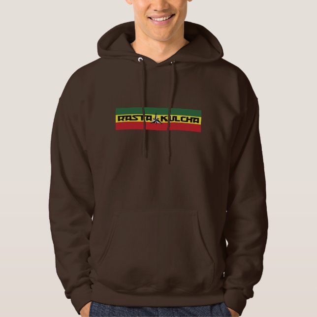 Moletom Hoodie da vitória de Rasta Kulcha "estrela" (Frente)