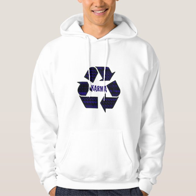 Moletom Hoodie das karmas, porque o que vem ao redor… (Frente)