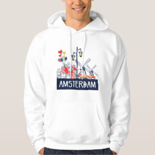 Moletom Hoodie de Amsterdão criativo e original