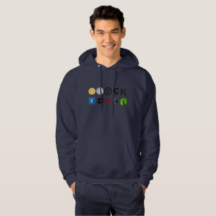 Moletom Hoodie de Blockchain com cripto