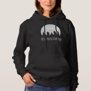 Moletom Hoodie de cabelo branco dos meninos do anime
