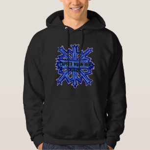 Moletom Hoodie de cobre da obscuridade do floco de neve de