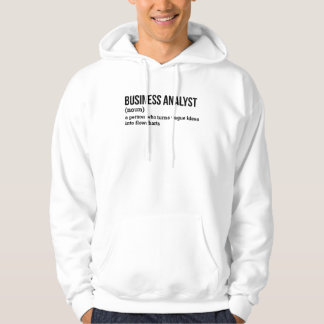 Moletom Hoodie de definição engraçado do analista de dados