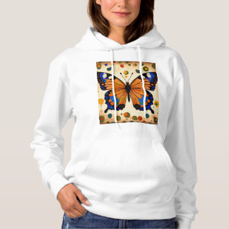 Moletom Hoodie de Design duplo e Arte da Borboleta