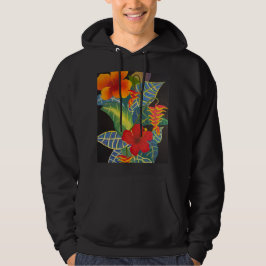 Moletom Hoodie de flores tropicais de gengibre @3dudes1lif