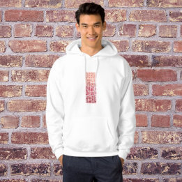 Moletom Hoodie de fontes moderna - Estilo mínimo