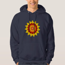 Hoodie de Homens da Flor Ímpar