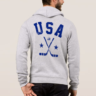 Moletom Hoodie de hóquei no gelo dos EUA
