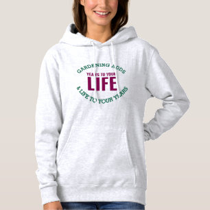 Moletom Hoodie de jardinagem feminina