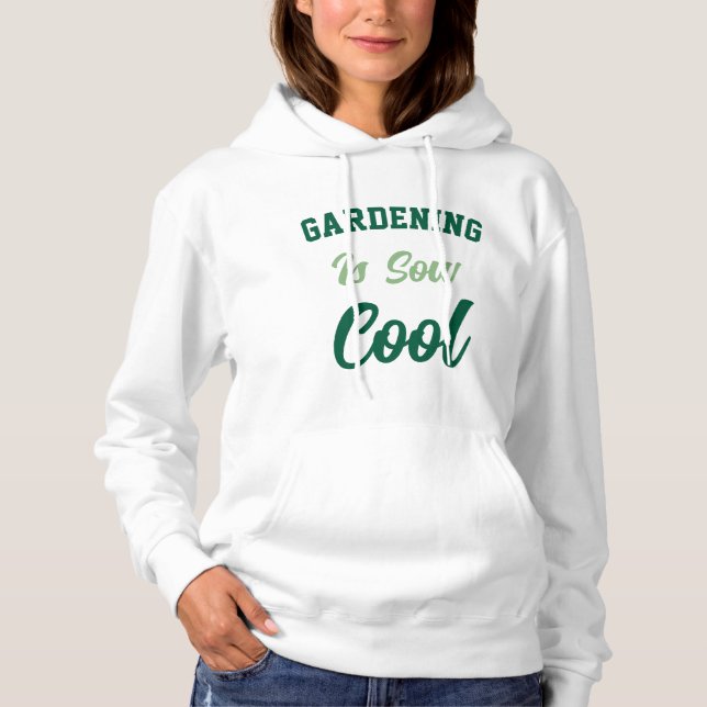 Moletom Hoodie de jardinagem feminina (Frente)