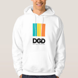 Moletom Hoodie de logotipo distribuído DGD (branco)
