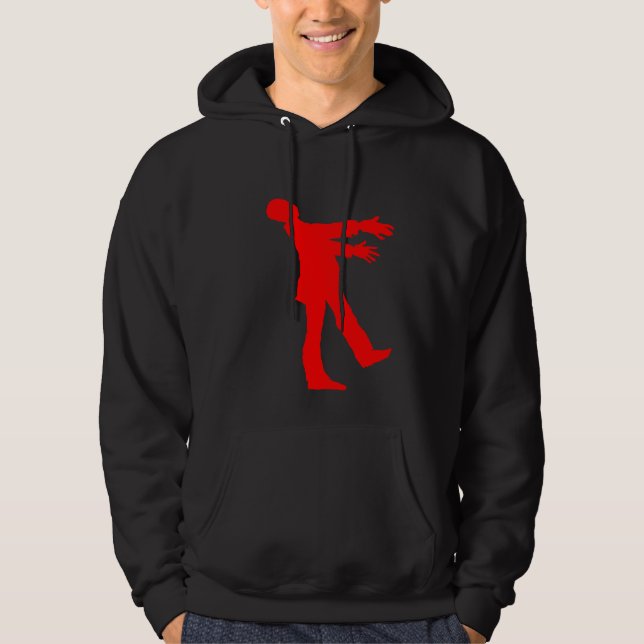 Moletom Hoodie de passeio do zombi (Frente)
