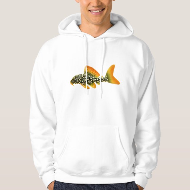 Moletom Hoodie de Pleco da luz do sol de Goldy (Frente)