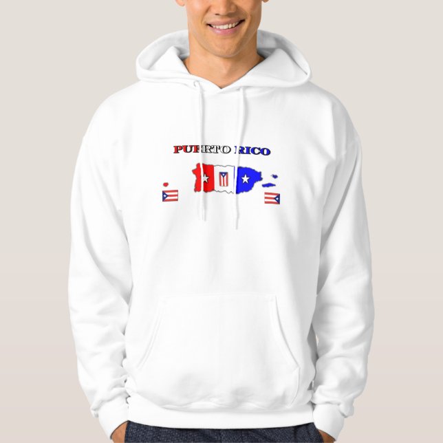 Moletom Hoodie de Puerto Rico (Frente)