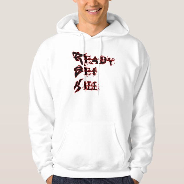 Moletom Hoodie 'de R'eady 'S'et 'K'ill! (Frente)