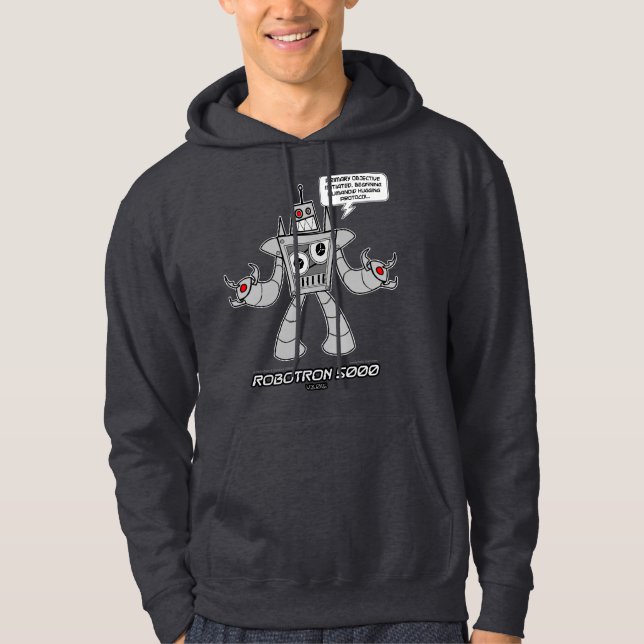 Moletom Hoodie de Robotron 5000 (Frente)