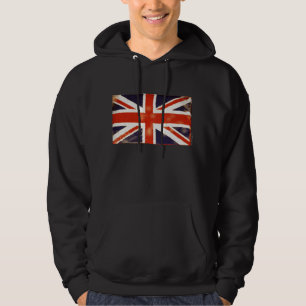 Moletom Hoodie de Union Jack do vintage