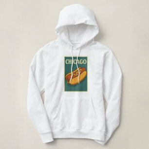 Moletom Hoodie, de uso feminino, com o logotipo do Hot Dog