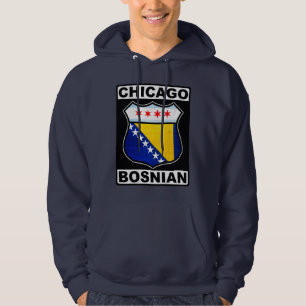 Moletom Hoodie, Design da Bósnia de Chicago