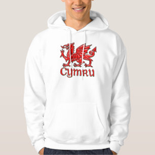 Moletom Hoodie dia de Wales de Cymru do dragão de Galês,