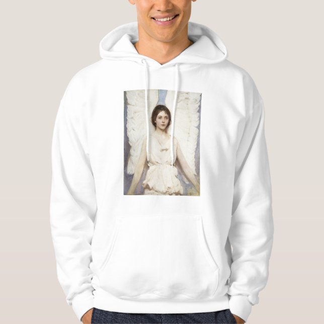 Moletom Hoodie do anjo de Abbott Handerson Thayer (Frente)