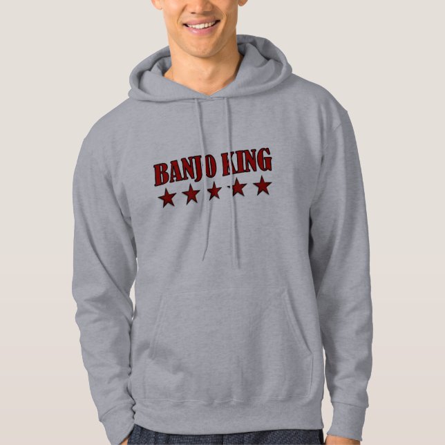 Moletom Hoodie do banjo do divertimento (Frente)