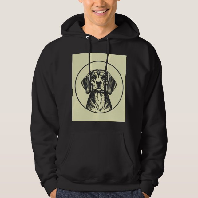 Moletom "Hoodie do Beagle Dog Lover" (Frente)