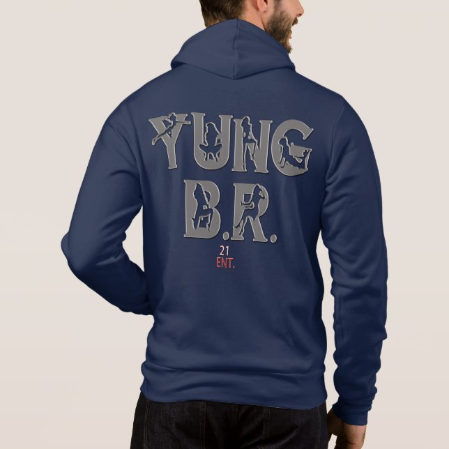 Moletom Hoodie do BR de Yung do *New* (Verso)