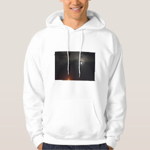 Moletom Hoodie do branco da coruja de noite