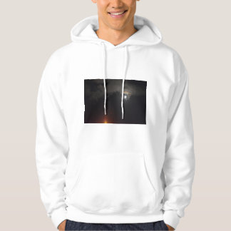 Moletom Hoodie do branco da coruja de noite