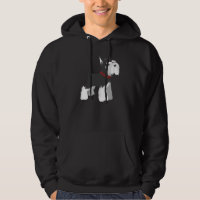 Hoodie do cão do Schnauzer diminuto