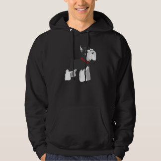 Moletom Hoodie do cão do Schnauzer diminuto