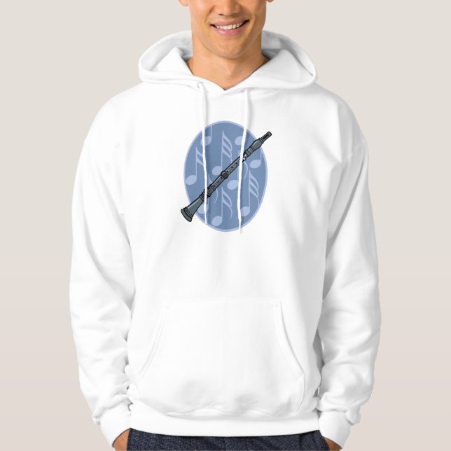Moletom Hoodie do clarinete (Frente)