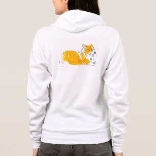 Moletom Hoodie do Corgi do vôo