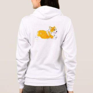 Moletom Hoodie do Corgi do vôo