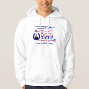 Moletom Hoodie do dia de inauguração do presidente Barac
