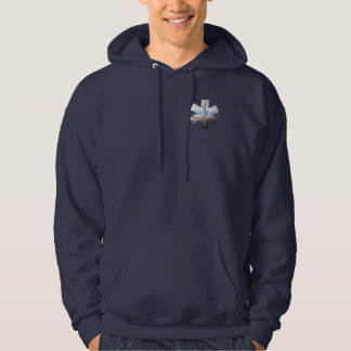 Moletom Hoodie do EMS do litoral (EMT-CARDIAC)