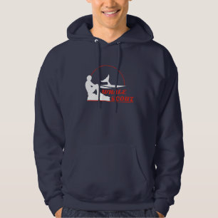 Moletom Hoodie do escuteiro da baleia de azuis marinhos