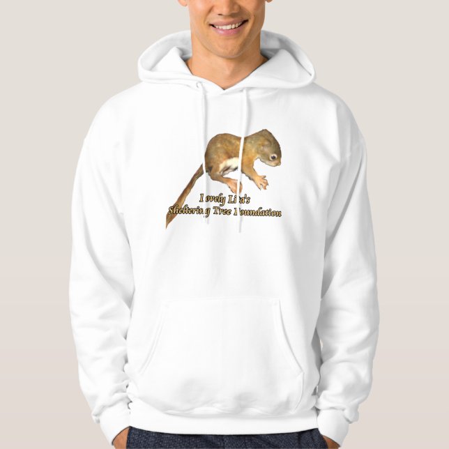 Moletom Hoodie do esquilo do bebê de Lita bonito (Frente)