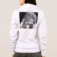Hoodie do fecho de correr do velo de quatro