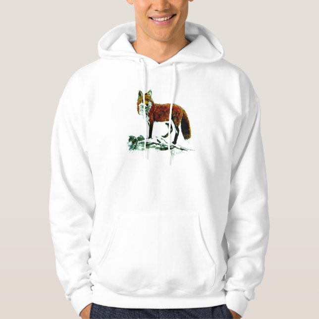 Moletom Hoodie do Fox dos homens (Frente)