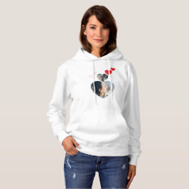 Moletom Hoodie do Gato Personalizado - Coração Personaliza