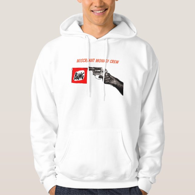 Moletom Hoodie do grupo do macaco (Frente)