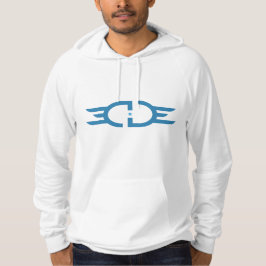 Moletom Hoodie do logotipo azul EDGE