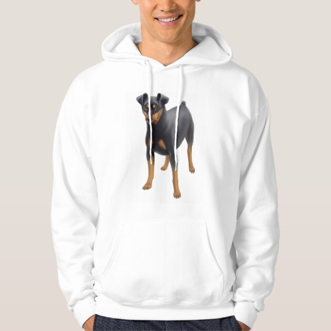 Moletom Hoodie do Pinscher diminuto (Frente)