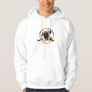 Moletom Hoodie do Pug do búfalo