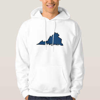 Moletom Hoodie do roteiro de Virgínia - branco/marinho