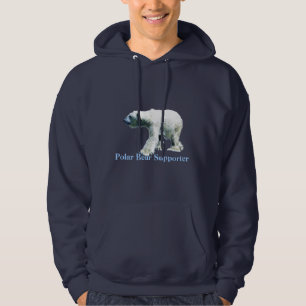Moletom Hoodie do suporte do URSO POLAR