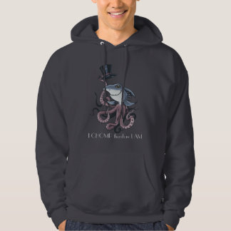Moletom Hoodie dos desenhos animados, EU CHOMP